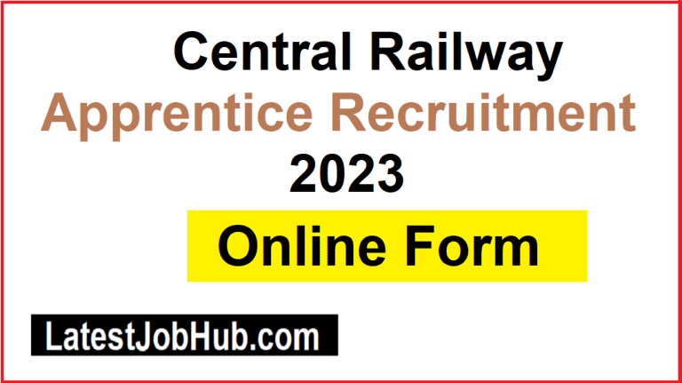 Central Railway Apprentice Recruitment 2023