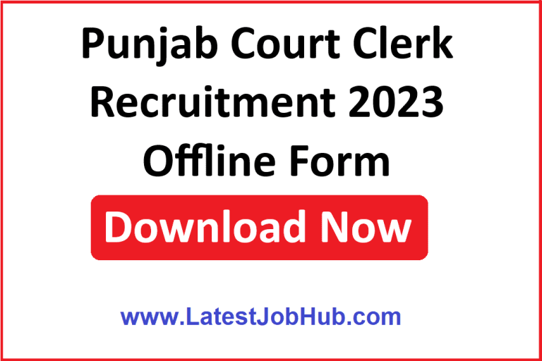 Punjab Court Clerk Recruitment 2023
