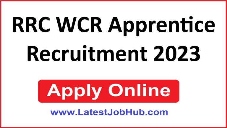 RRC WCR Apprentice Recruitment 2023