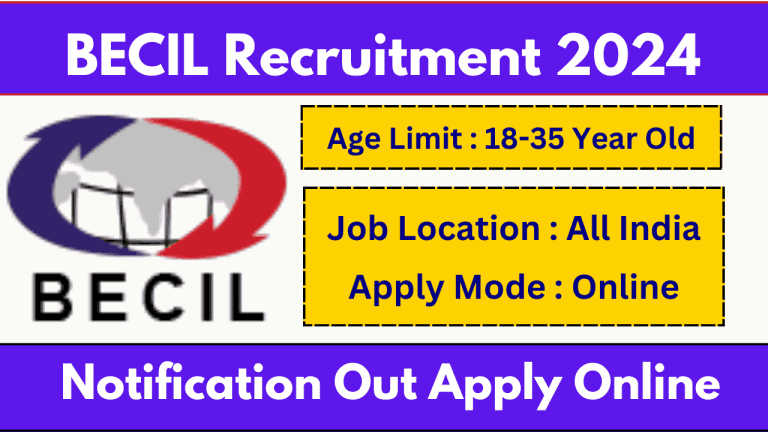 BECIL Vacancy 2024