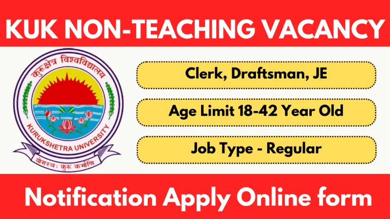 KUK Non-Teaching Recruitment 2024