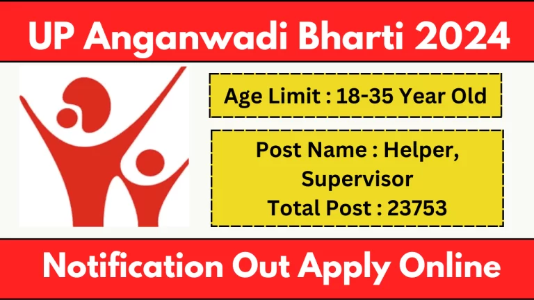 UP Anganwadi Vacancy 2024