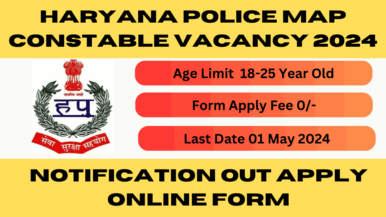 Haryana Police MAP Constable Vacancy