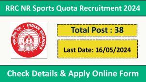 RRC NR Sports Quota Recruitment 2024