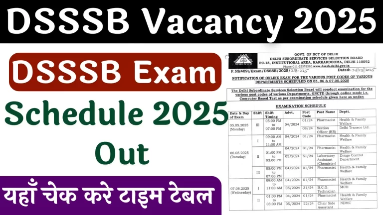 DSSSB News 2025