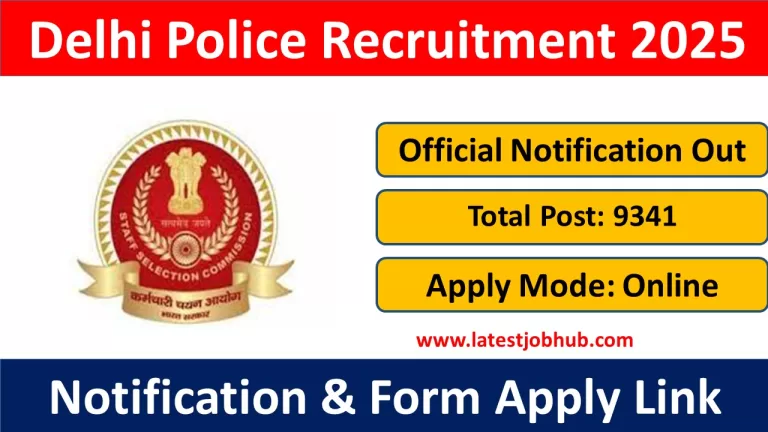 Delhi Police Recruitment 2025