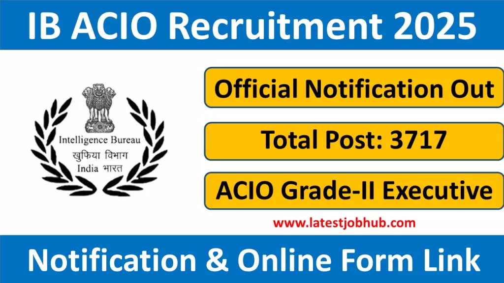 IB ACIO Recruitment 2025