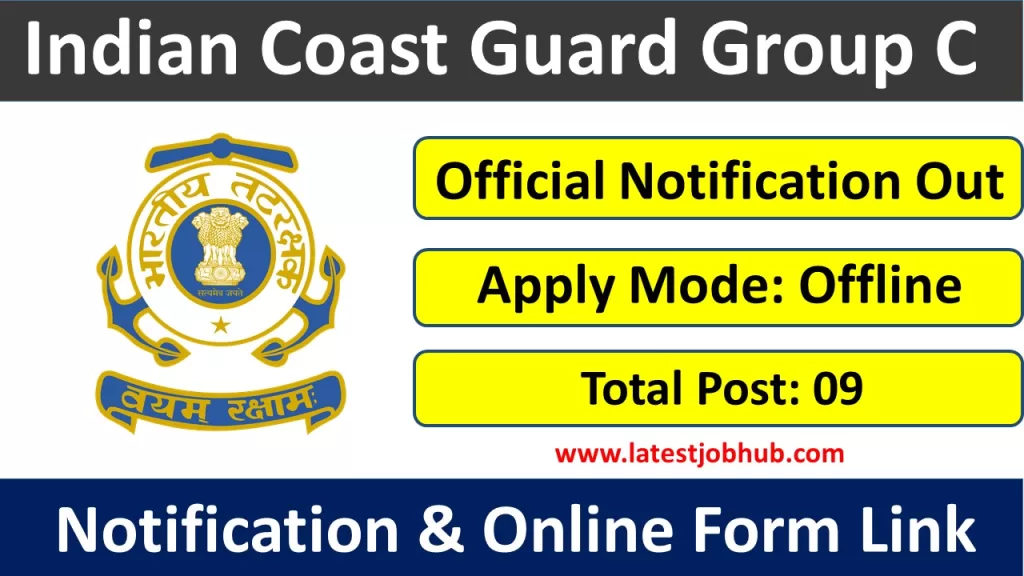 Indian Coast Guard Group C Vacancy 2025