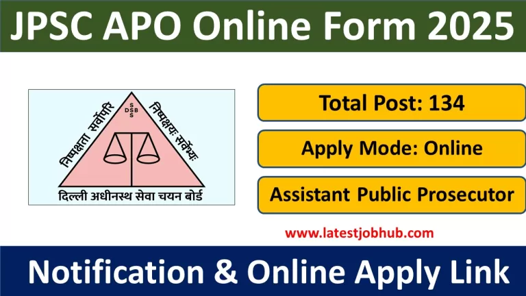 JPSC Assistant Public Prosecutor Online Form 2025
