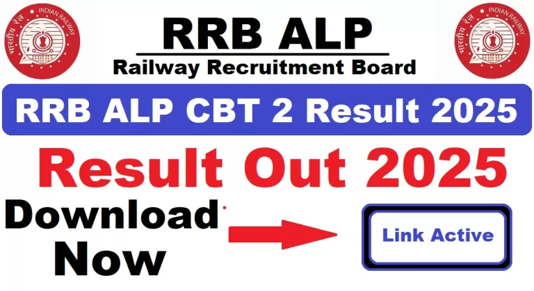 Railway RRB ALP Stage II Result 2025