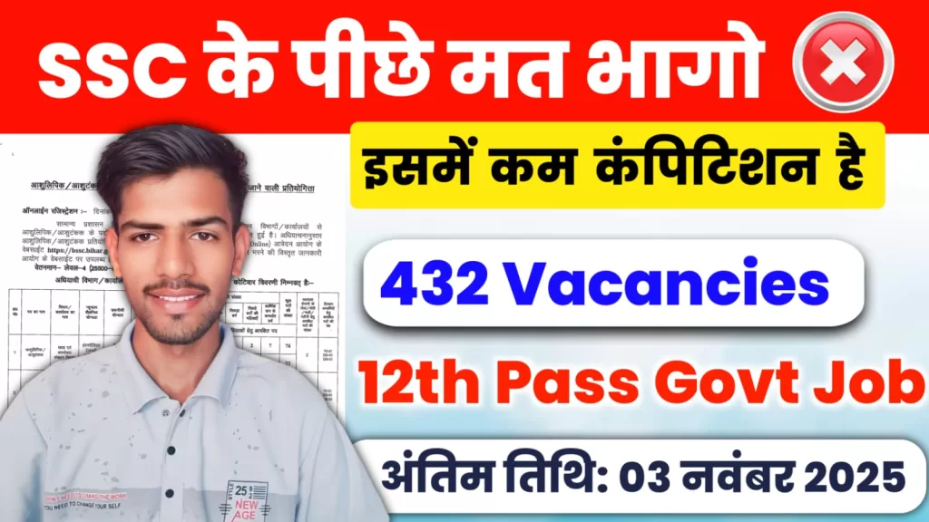 BSSC Stenographer Recruitment 2025