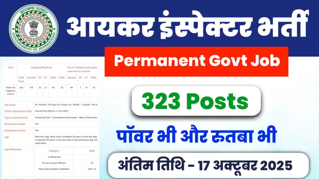 GPSC State Tax Inspector Recruitment 2025